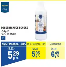 Metro Dessertsauce schoko Angebot