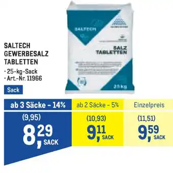 Metro Saltech gewerbesalz tabletten Angebot