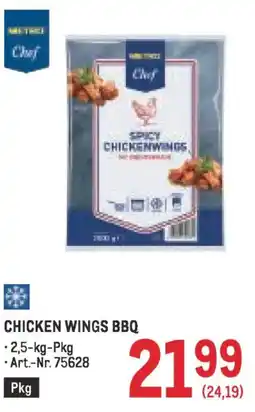 Metro Chicken wings bbq Angebot