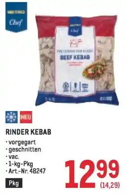 Metro Rinder kebab Angebot