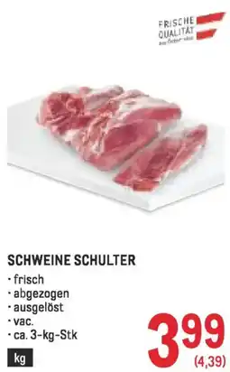 Metro Schweine schulter Angebot