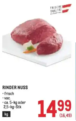 Metro Rinder nuss Angebot