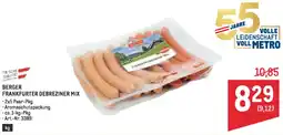 Metro Berger frankfurter debreziner mix Angebot