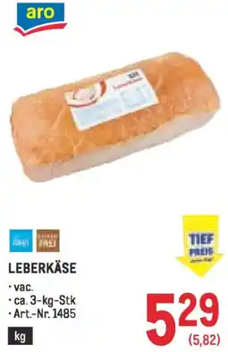 Metro Leberkäse Angebot