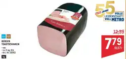 Metro Berger toastschinken Angebot