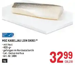 Metro Msc kabeljau loin skrei Angebot