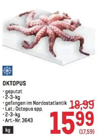 Metro Oktopus Angebot