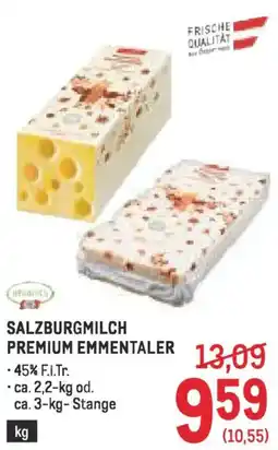 Metro Salzburgmilch premium emmentaler Angebot