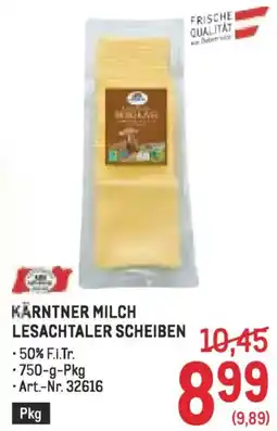 Metro Kärntner milch lesachtaler scheiben Angebot