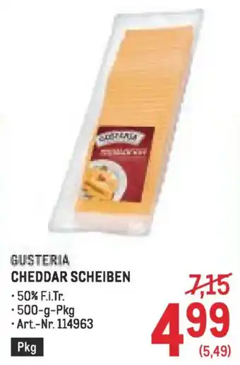Metro Gusteria cheddar scheiben Angebot