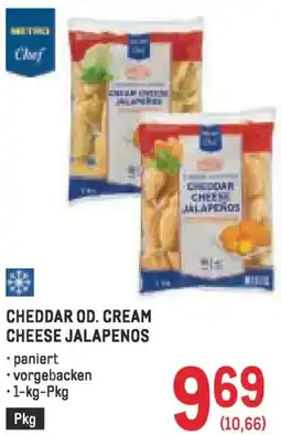 Metro Cheddar od. cream cheese jalapenos Angebot