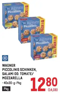 Metro Wagner piccolinis schinken, salami od. tomate mozzarella Angebot