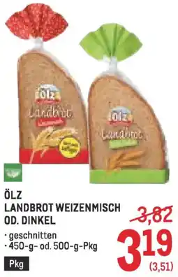 Metro Ölz landbrot weizenmisch Angebot