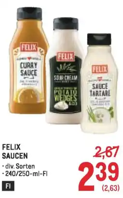 Metro Felix saucen Angebot