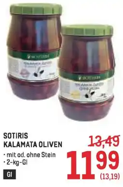Metro Sotiris kalamata oliven Angebot