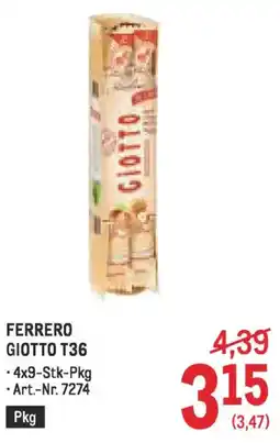 Metro FERRERO GIOTTO T36 Angebot