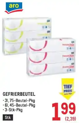 Metro Gefrierbeutel Angebot