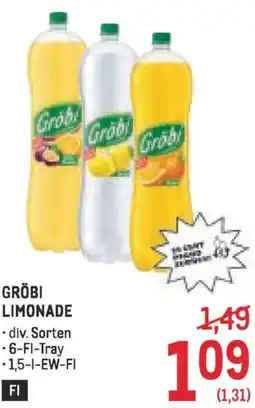 Metro Gröbi limonade Angebot