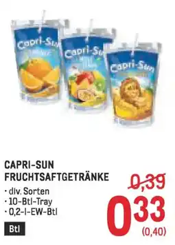 Metro Capri-sun fruchtsaftgetränke Angebot