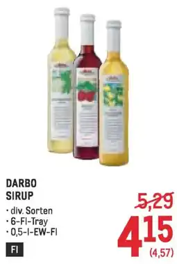Metro Darbo sirup Angebot