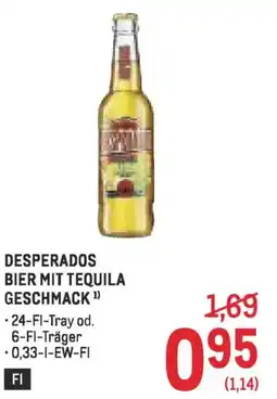 Metro Desperados bier mit tequila geschmack Angebot