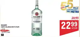 Metro Bacardi carta blanca white rum Angebot