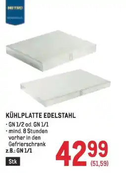 Metro Kühlplatte edelstahl Angebot