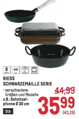 Metro Riess schwarzemaille serie Angebot