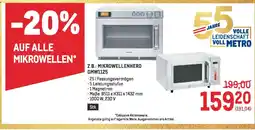 Metro Z.b. mikrowellenherd gmw1125 Angebot