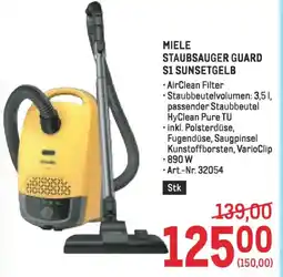 Metro Miele staubsauger guard s1 sunsetgelb Angebot