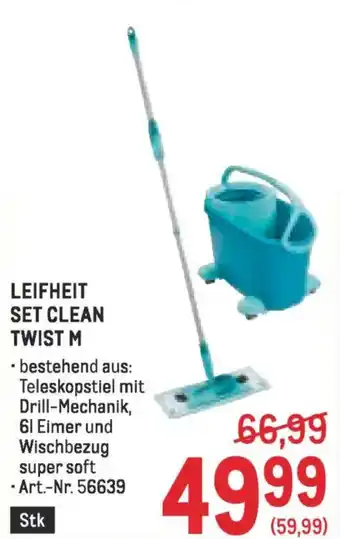 Metro Leifheit set clean twist m Angebot
