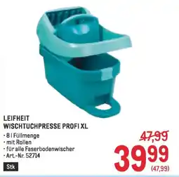 Metro Leifheit wischtuchpresse profi xl Angebot
