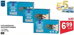 Metro Nitrilhandschuhe ungepudert schwarz Angebot