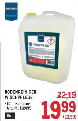 Metro Bodenreiniger wischpflege Angebot