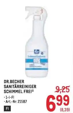 Metro Dr.becher sanitärreiniger schimmel frei Angebot