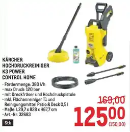 Metro Kärcher hochdruckreiniger k3 power control home Angebot