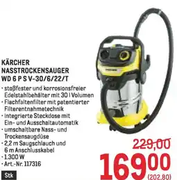 Metro Kärcher nasstrockensauger wd Angebot