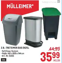 Metro Treteimer duo Angebot