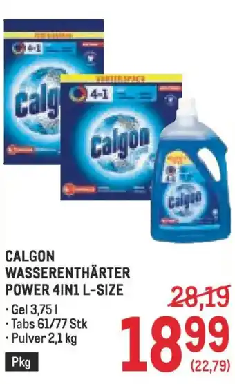Metro Calgon wasserenthärter power 4in1 l-size Angebot