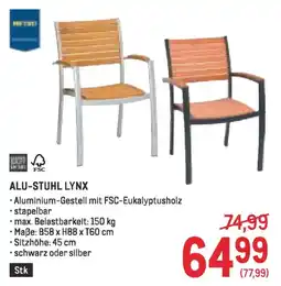 Metro Alu stuhl lynx Angebot