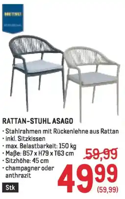 Metro Rattan stuhl asago Angebot