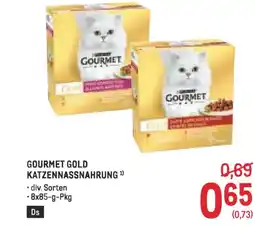 Metro Gourmet gold katzennassnahrung Angebot
