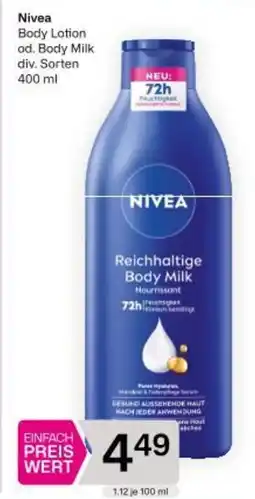 Bipa Nivea Angebot