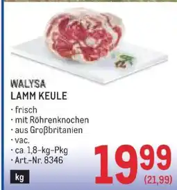 Metro LAMM KEULE Angebot