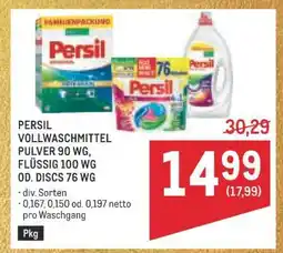 Metro Persil Angebot