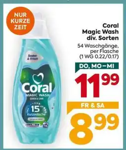 Billa Coral Magic Wash div. Sorten Angebot