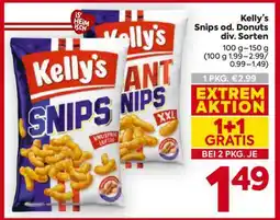Billa Kelly's Snips od. Donuts div. Sorten Angebot