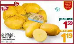 Billa Ja! Natürlich Bio-Beilagen-, -Püree- od. -Salaterdäpfel Angebot