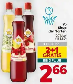 Billa Yo Sirup div. Sorten Angebot