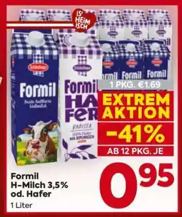 Billa Formil H-Milch 3,5% od. Hafer Angebot